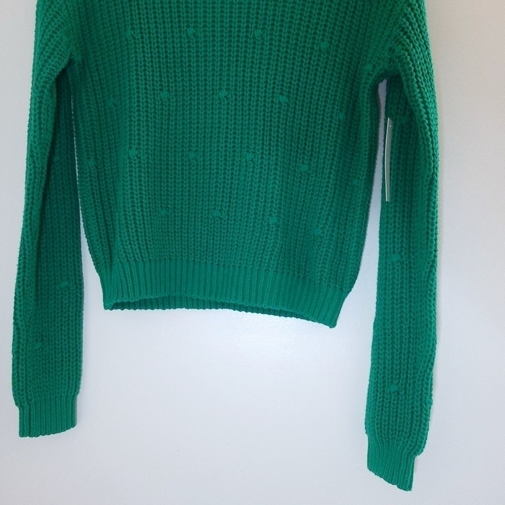 Abound Green Lake Ribbed Knit Doleman Sleeve Sweater - Picture 7 of 14
